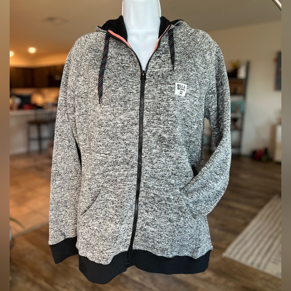 Billabong fleece zip up jacket